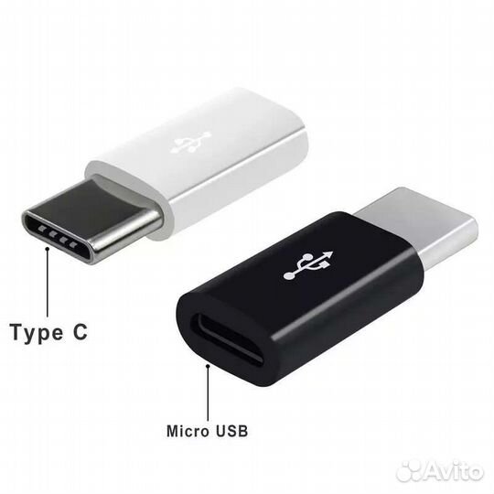 Адаптер (Переходник) Micro USB на Tape C