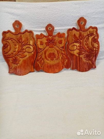 Набор разделочных досок на подставке