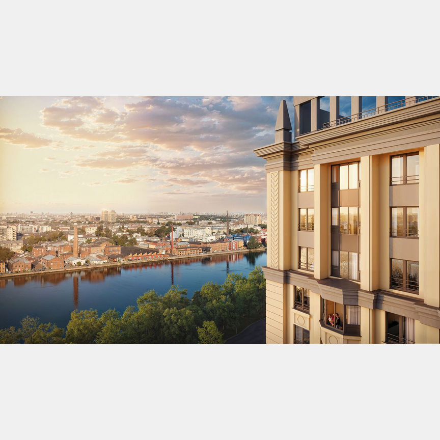 3-к. квартира, 96,4 м², 4/23 эт.
