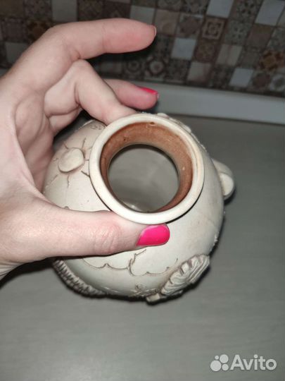 Ваза для цветов в деревенском стиле