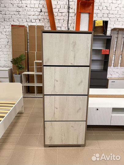 Смарт XXL Обувница (Дуб кантри/Дуб прованс) (Гориз