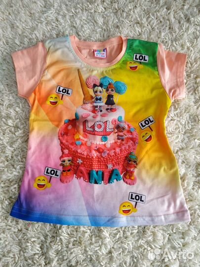 Новая футболка р.98, тематика LOL