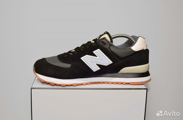 New Balance 574 Classic (41-46, Черные, Классика)