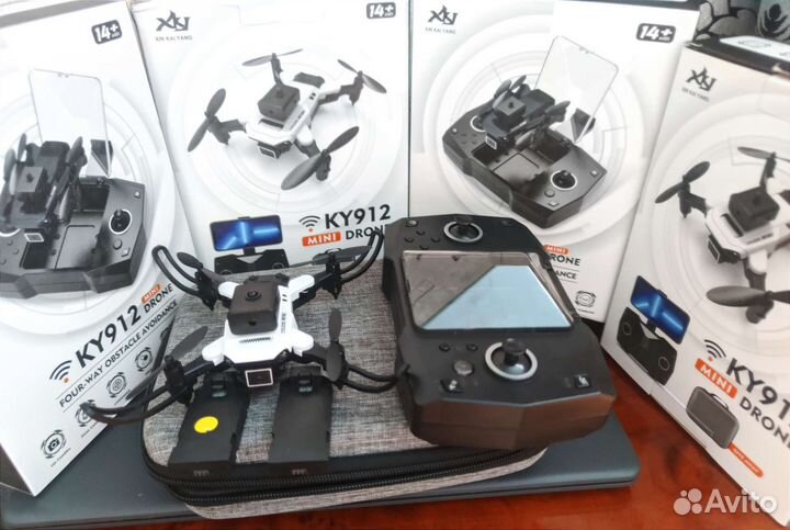 Квадрокоптер дрон 2 камеры зависание 360сенсор2акб