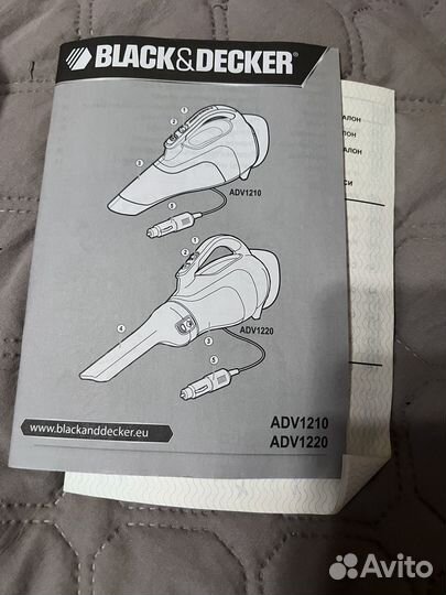 Пылесос автомобильный Black & Decker