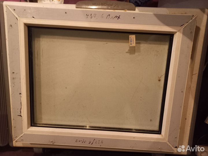 Окно мп глухое 63*50*6