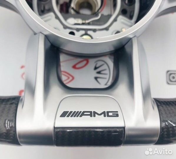 Руль 63 AMG Карбон + кожа на GLC-Class X253/C253