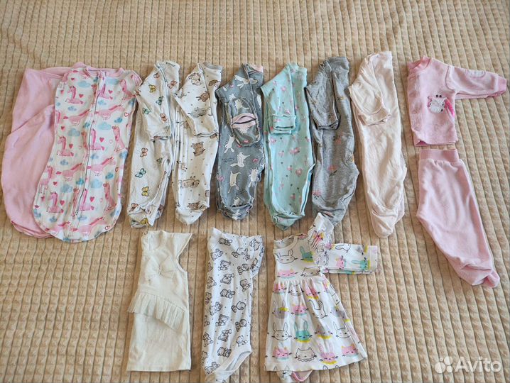 Пакет одежды для девочки 0-1 год (56-80)