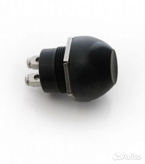 Выключатель кнопка (вк/вык) с резиновым колпачком 12В, 5А