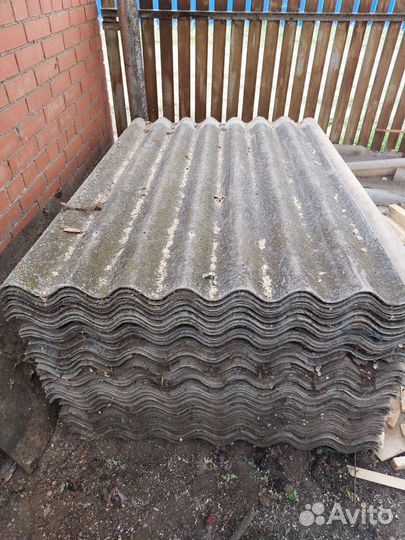 Шифер 8 волновой бу