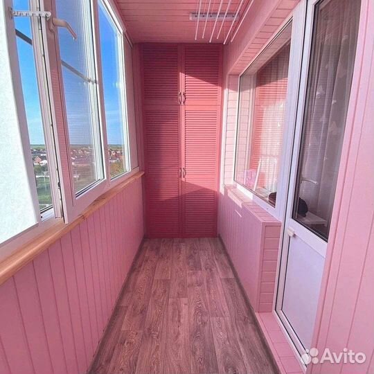 Отделка балкона