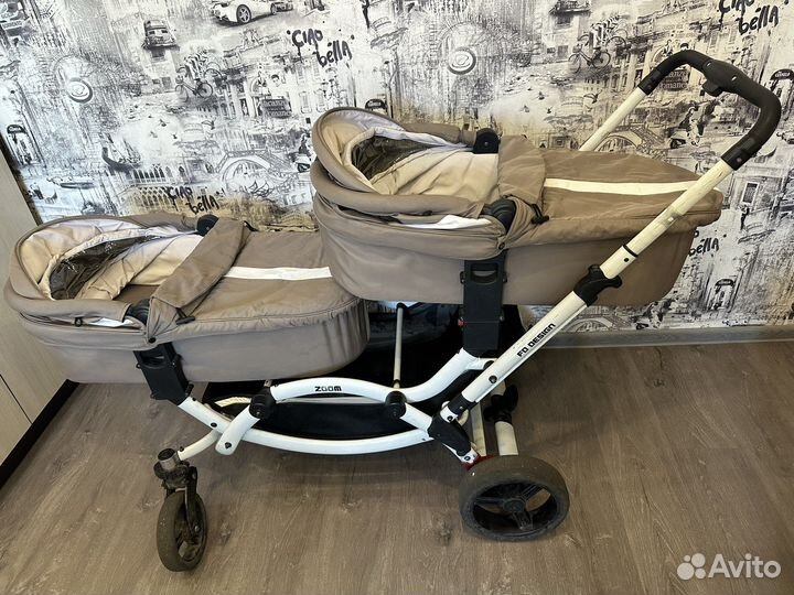Коляска для двойни 2 в 1