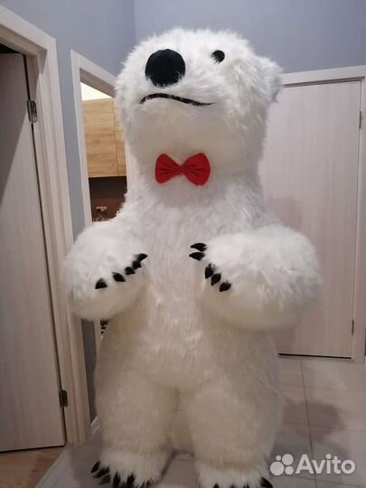 Аренда, Продам Белый мишка костюм