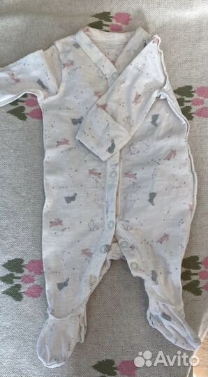 Слипы mothercare 50 56 + силикон.накладки