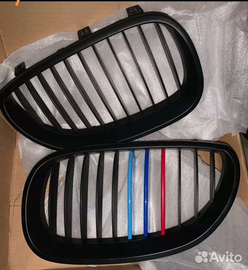 Полоски решётки передние для бмв Х6 Е71