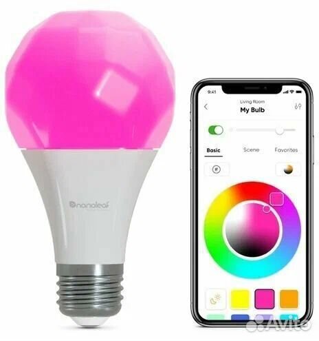 Умная лампа Nanoleaf Essentials SMART A19, 3 шт, белый