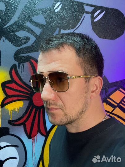 Очки chrome hearts солнцезащитные мужские