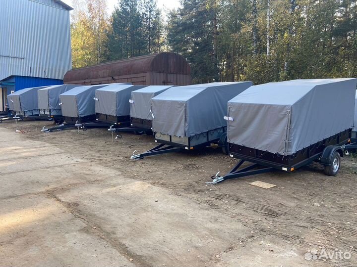 Прицеп одноосный 3.0х1.5 бортовой усиленный