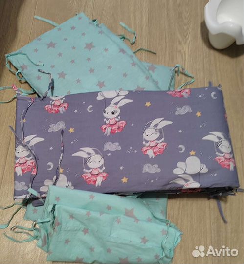 Бортики в детскую кроватку