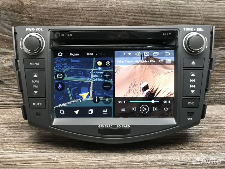 Магнитола Toyota RAV4 2/32GB 8 ядер, 4G модем