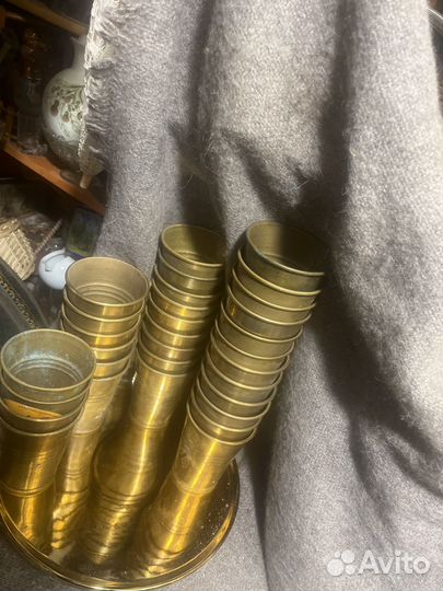 Литой Стакан(цена за 2 шт) латунь для кафе/баров
