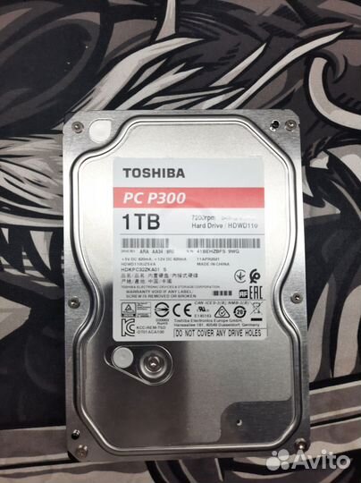 Жесткий диск toshiba 1 тб