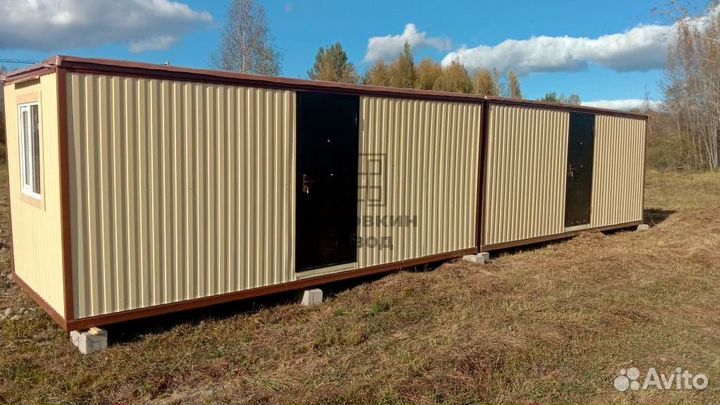 Блок контейнеры металлические. Вагончики для проживания