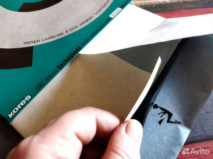 Копировальная бумага - копирка черная