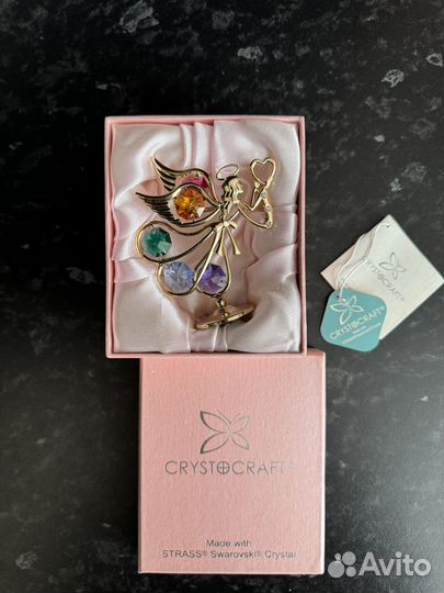Crystocraft Фигурка Ангел с кристаллами Swarovski