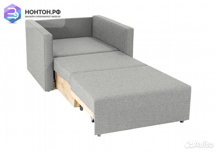 Кресло выкатное Виктория-5 жаккард светло-серый