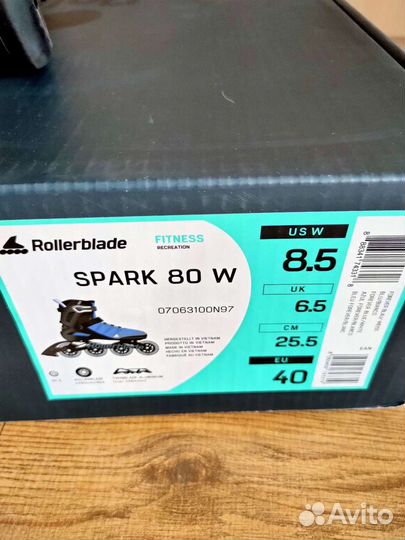 Коньки роликовые Rollerblade Spark 80 W