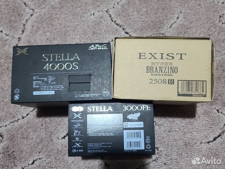 Новые shimano10 stella 4000S Daiwa Branzino 2508R