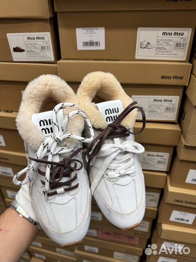 Кроссовки зимние New Balance x Miu Miu 530 SL