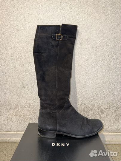 Замшевые сапоги 40