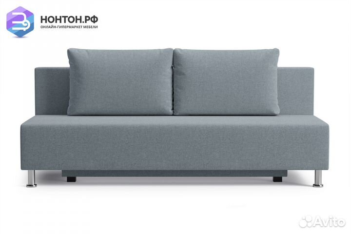 Диван еврокнижка Канна темно-серый