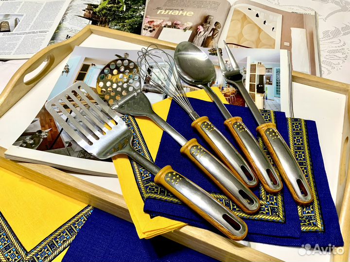 Набор кухонных принадлежностей 5 предметов нерж
