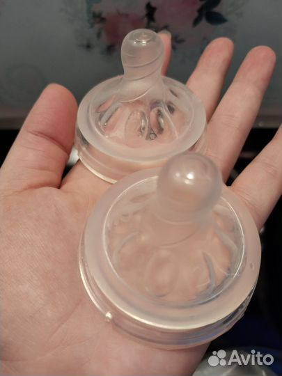 Силиконовые соски Philips Avent Natural, 1+, 2шт