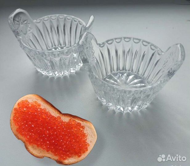 Хрустальная икорница