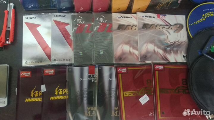 Накладки для настольного тенниса