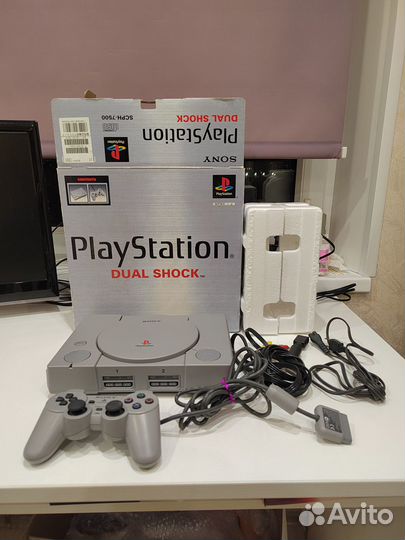 Sony PS1 FAT scph-7500 комплект