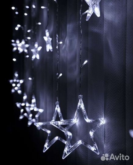 Гирлянда Зведочки 3м*1м новая