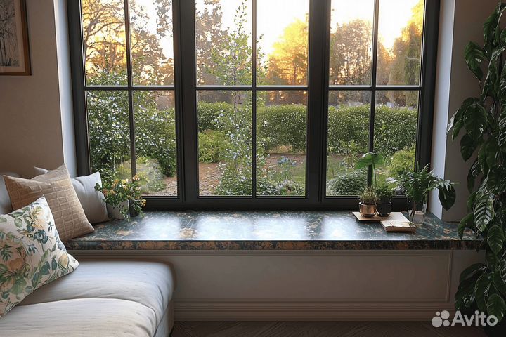 Подоконник из кварца от производителя