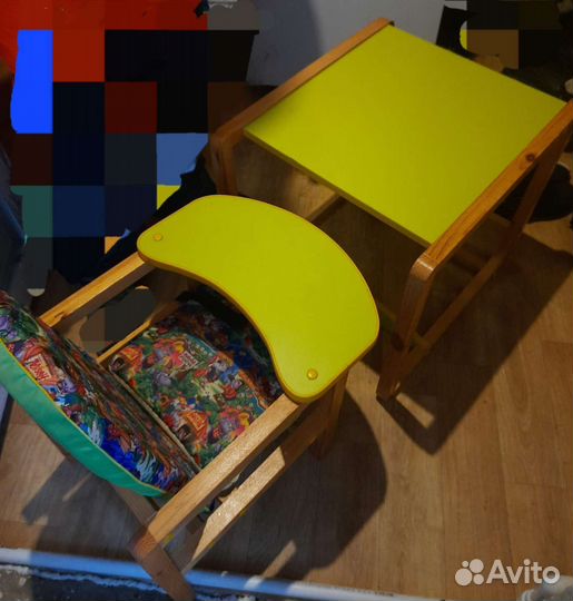 Детский стол и стул
