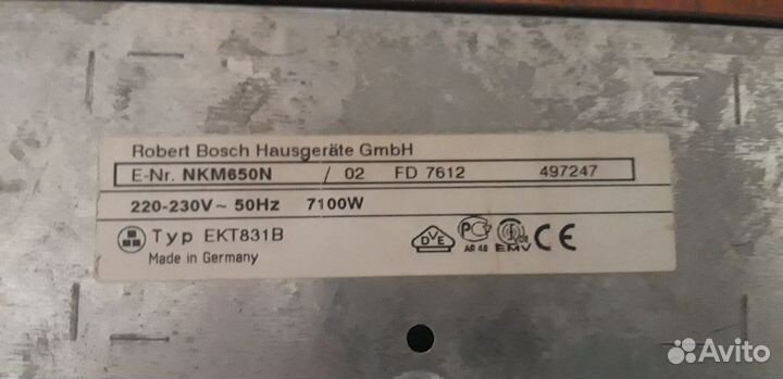 Зависимая варочная панель Bosch