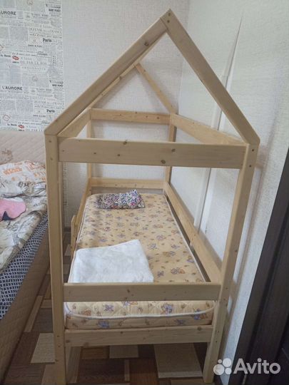Детская кровать от 2 лет с бортиками б/у