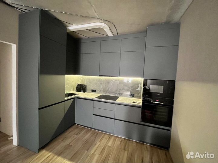 Кухня мдф угловая