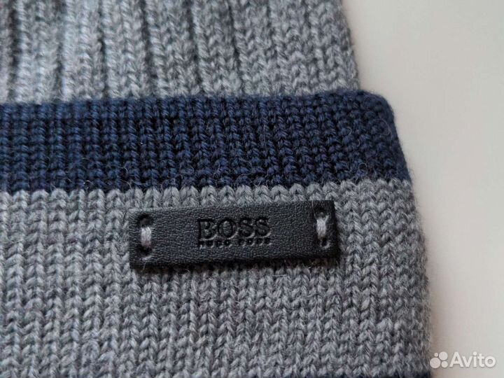 Hugo Boss оригинал новая шерстяная шапка