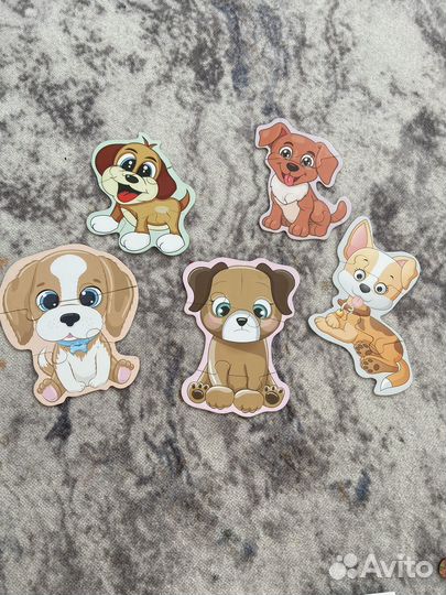 Пазлы для малышей пакетом