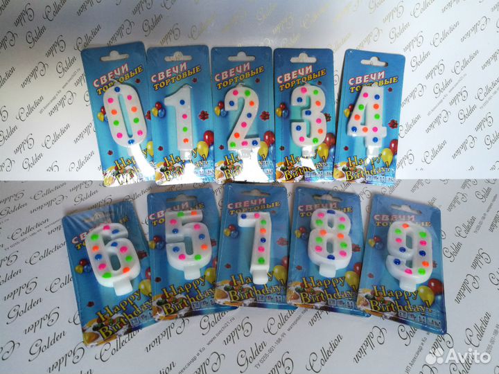 Тортовые свечи от производителя