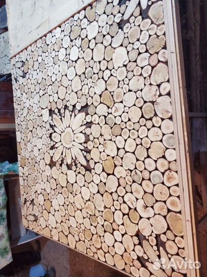 Панно из можжевельника в наличии и под заказ